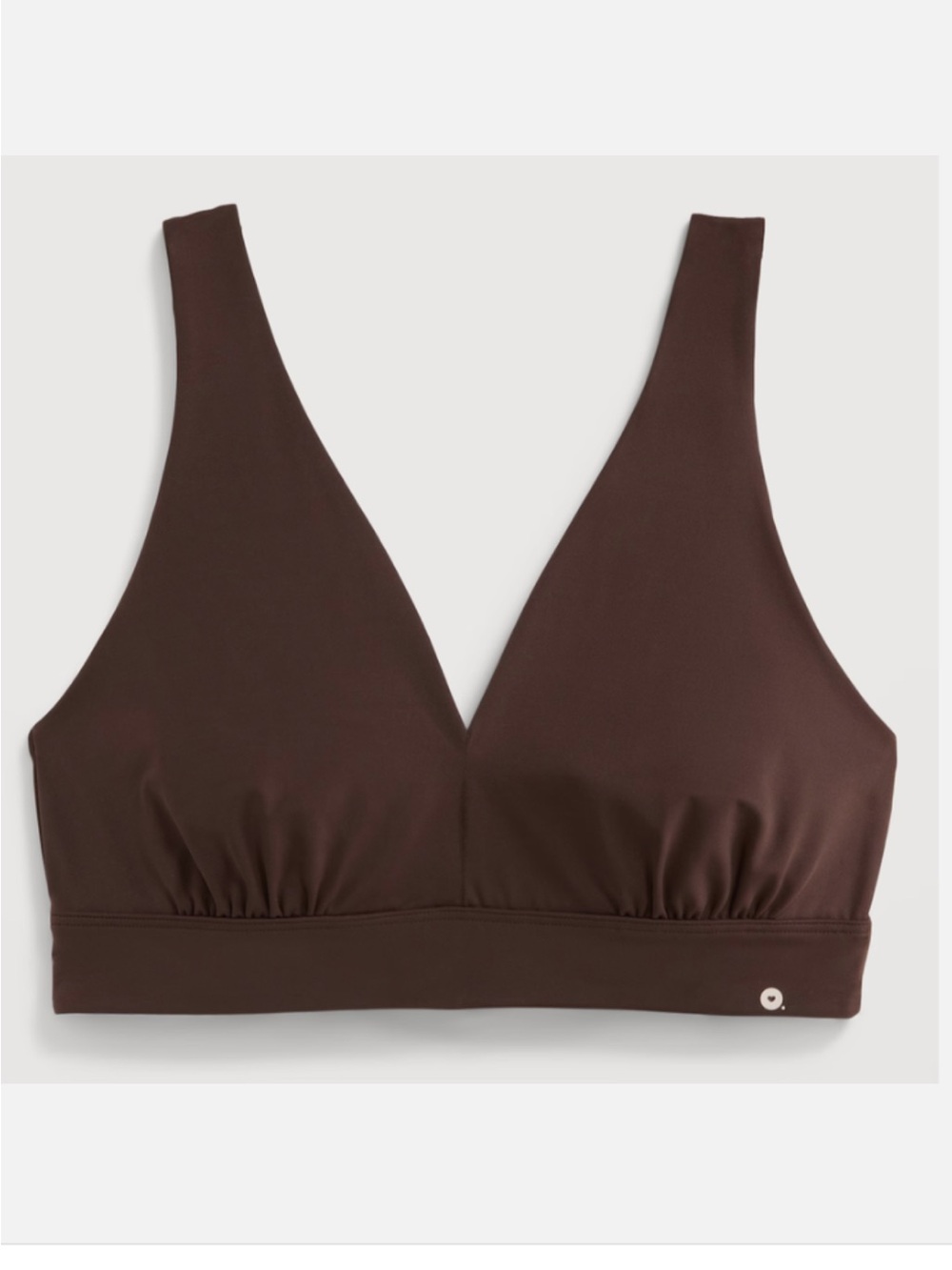 Old Navy No Show Unlined Wireless Bra - Chocolate Brown Medium NWOT
